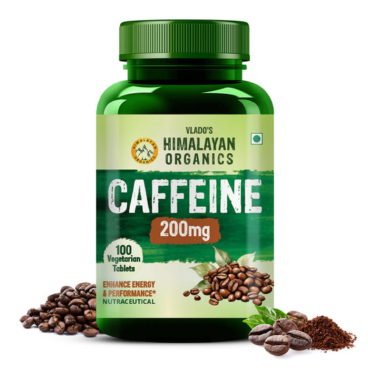 Vlado's Himalayan Organics Caffeine 200mg | 100 Veg Tablets