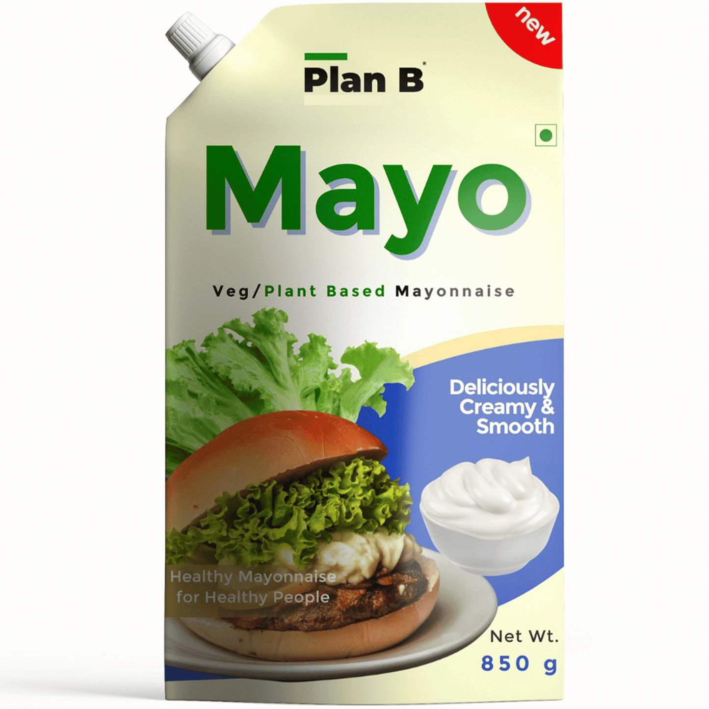 Plan B Mayonnaise 850g (Dairy Free, Extra Creamy & Delicious)