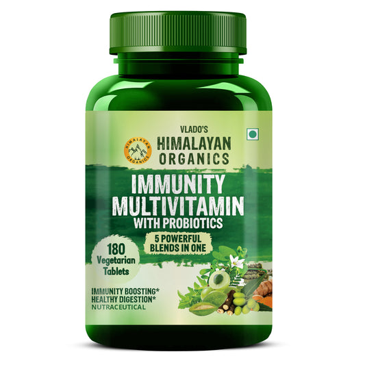 Vlado's Himalayan Organics Immunity Multivitamin with Probiotics - 180 Tablets