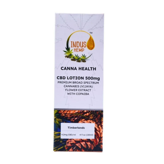 INDUS HEMP CANNA HEALTH CBD LOTION 500mg – Timberlands