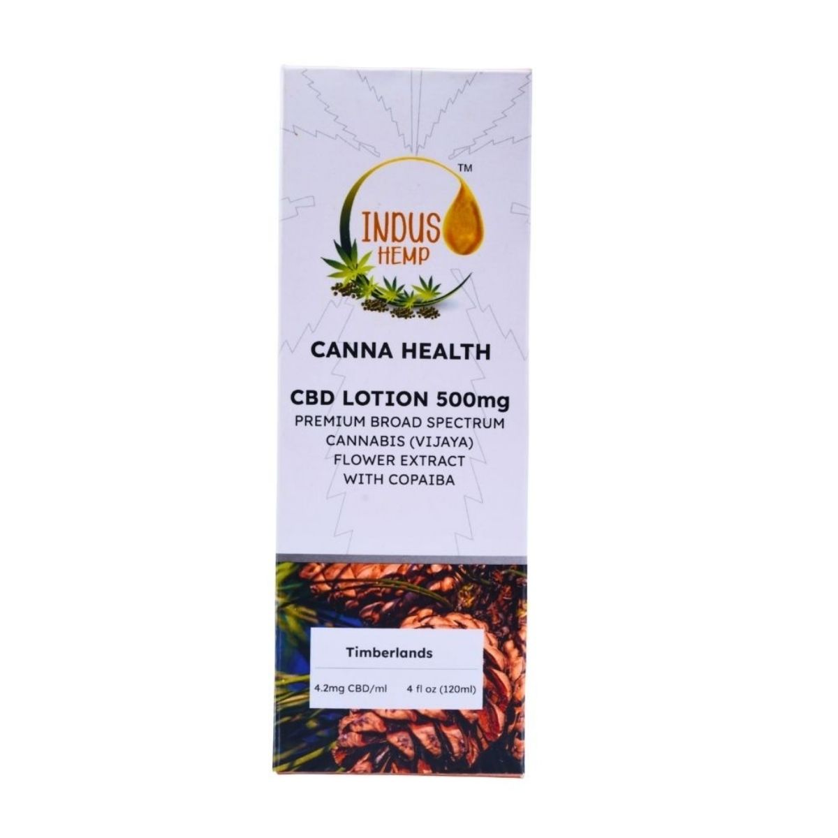 INDUS HEMP CANNA HEALTH CBD LOTION 500mg – Timberlands