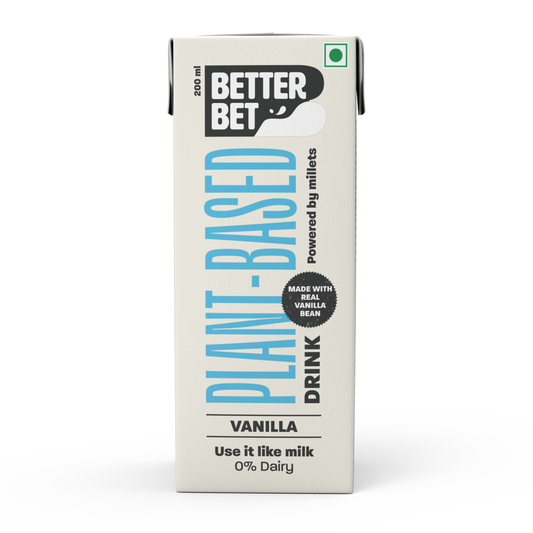 Better Bet Plant Based Vanilla Millet Drink, 200ml