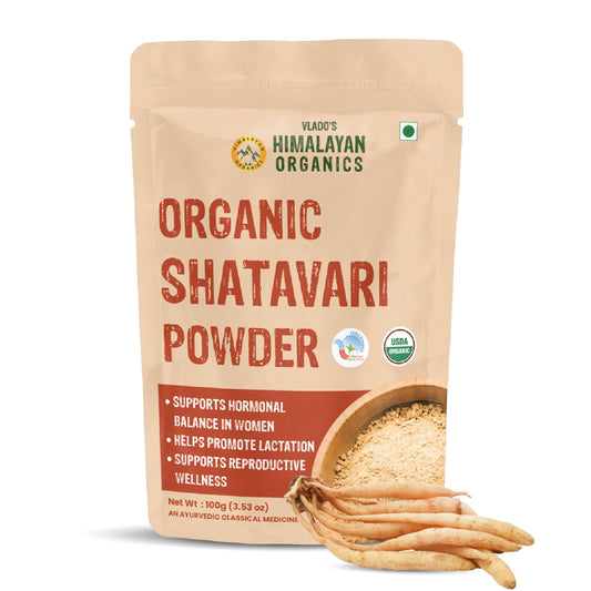 Vlado's Himalayan Organics Shatavari Powder 100 g – Pure Organic Supplement