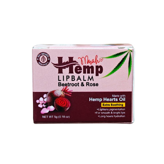 INDUS HEMP LIP BALM | BEETROOT & ROSE | SPF 15 | FOR SOFT & BABY PINK LIPS