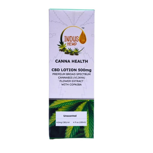 INDUS HEMP CANNA HEALTH CBD LOTION 500mg – Unscented