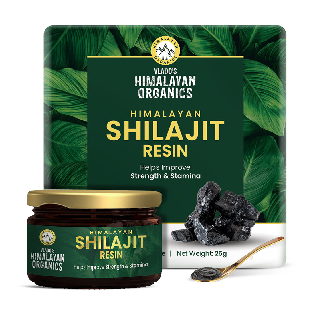 Vlado’s Himalayan Organics Pure Shilajit Resin | 75% Fulvic Acid | 25g