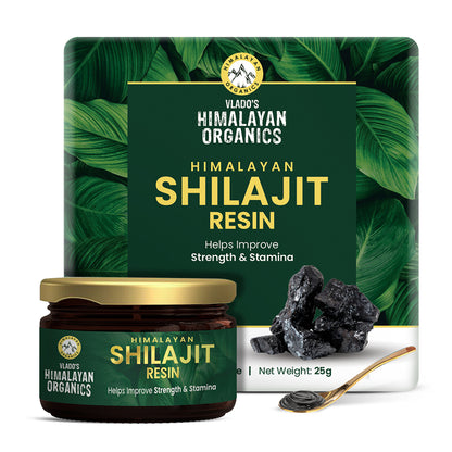 Vlado’s Himalayan Organics Pure Shilajit Resin | 75% Fulvic Acid | 25g