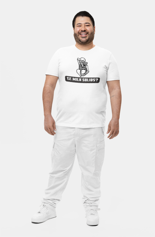 1% Milk Solids (male/unisex-vd-t-shirt)