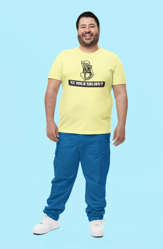 1% Milk Solids (male/unisex-vd-t-shirt)