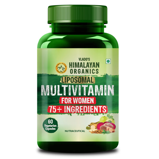 Vlado's Himalayan Organics Liposomal Multivitamin for Women || 60 Veg Capsules