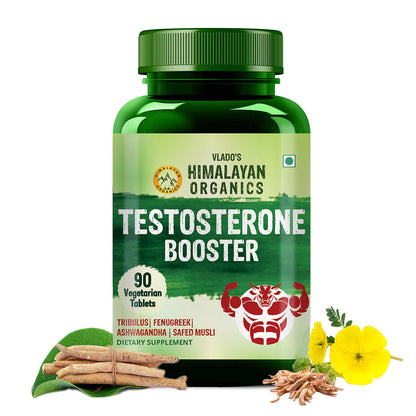 Vlado's Himalayan Organics Testosterone Support Supplement | 90 Veg Tabs