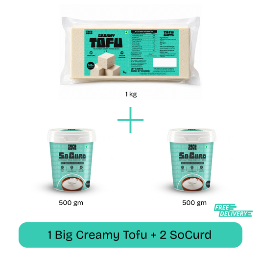 Tofu Guys Tofu (1 kg) x 1 + SoCurd (500 ml) x 2