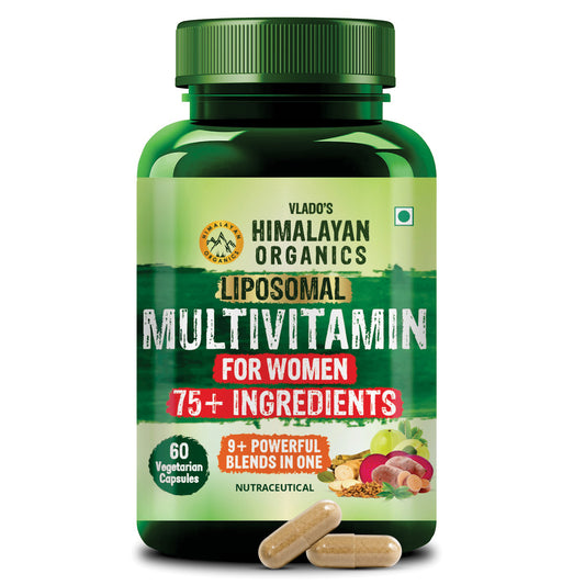Vlado's Himalayan Organics Liposomal Multivitamin for Women || 60 Veg Capsules