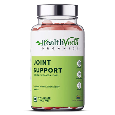Health Veda Organics Plant Based Joint Support 1000 mg with Moringa Leaves Powder, Boswellia Serrata Powder | 60 Veg Tablets | Supports Healthy Joints & Bones