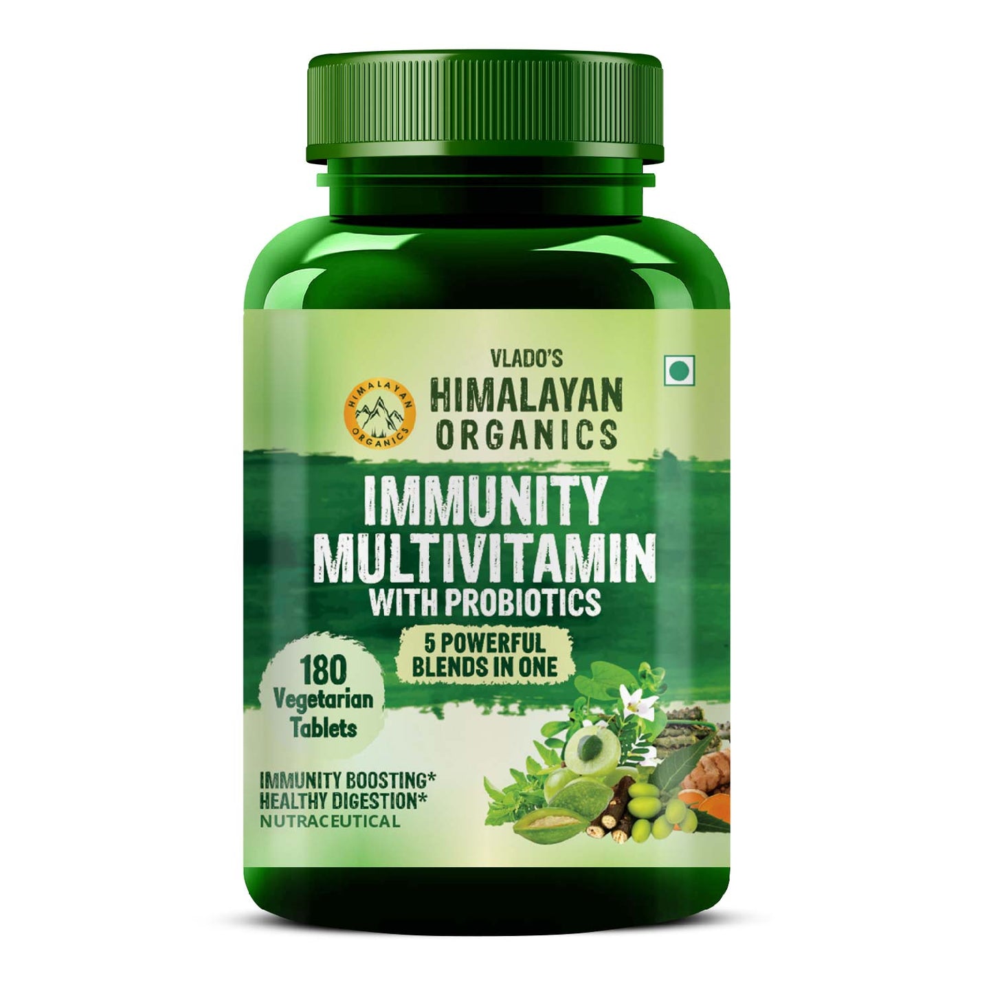 Vlado's Himalayan Organics Immunity Multivitamin with Probiotics - 180 Tablets