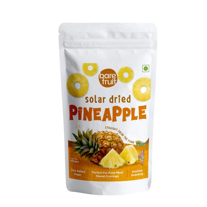 Barefruit Solar Dried Pineapple - 200G Pack