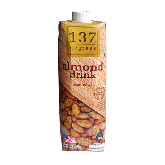 137 degrees Almond Drink Sweetened with Stevia, 1 Litre
