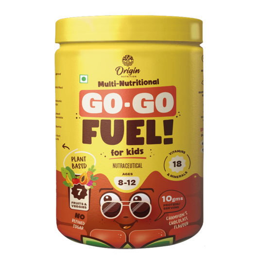 Origin Nutrition Multi Nutritional, Chocolate drink for kids with 10gm Plant-Based Protein, ages 8-12, 400g