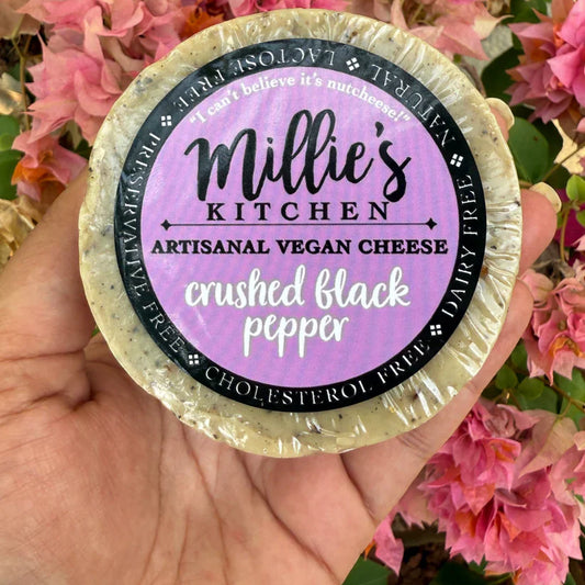 Crushed Black Pepper Cheese Wheel