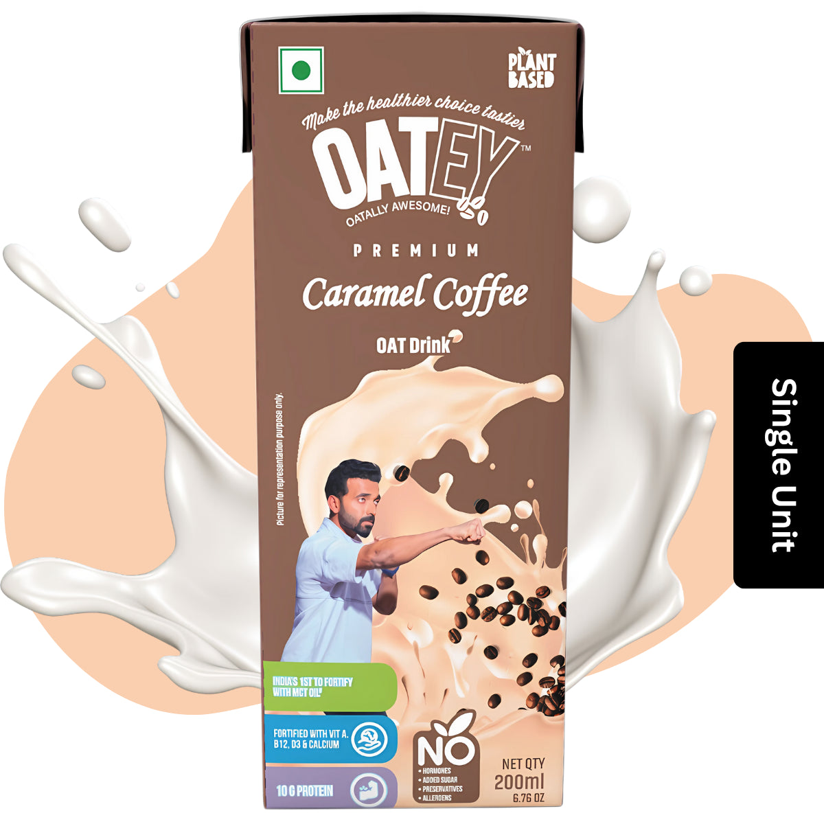 OATEY Premium Caramel Coffee Oat Milk Plant-Based 200ml