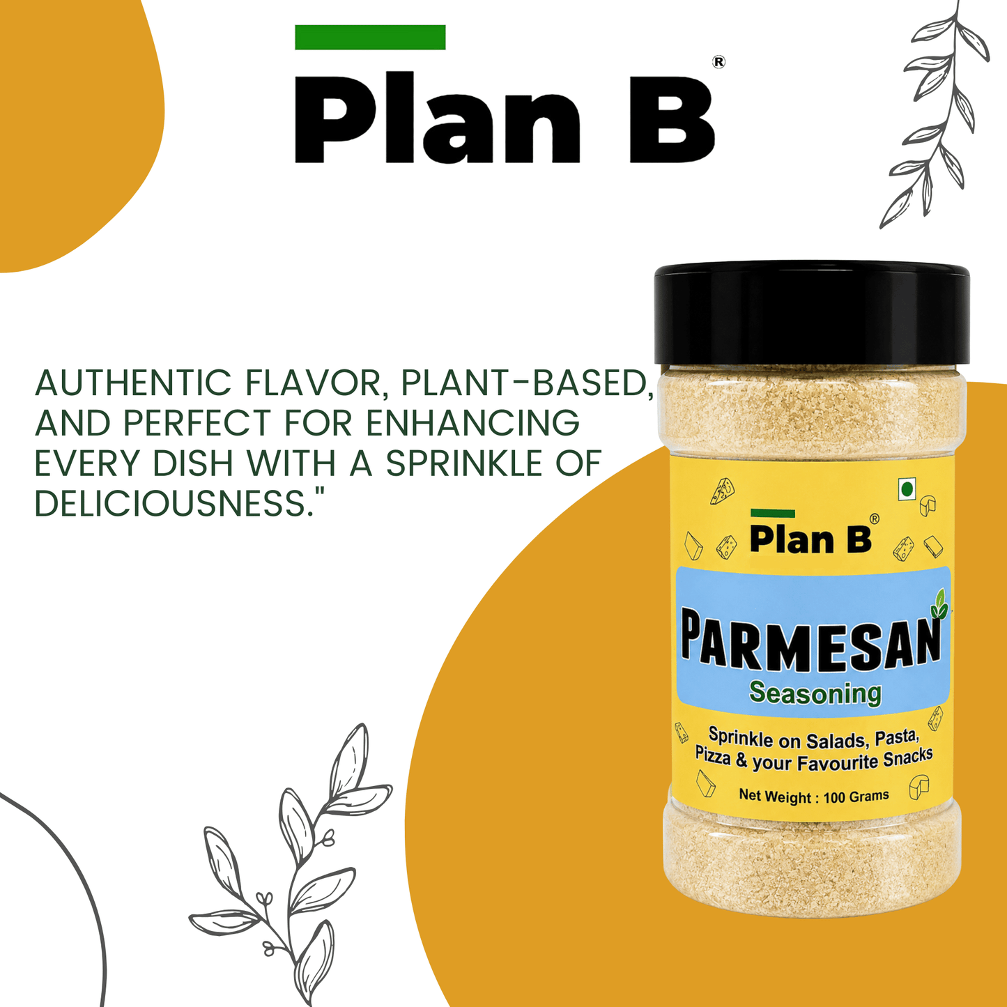Plan B Parmesan Seasoning (100 g)
