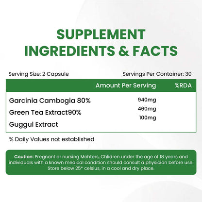 Vlado's Himalayan Organics Garcinia Cambogia Supplement | 60 Veg Capsules