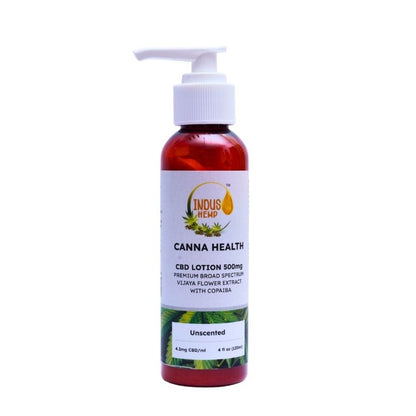 INDUS HEMP CANNA HEALTH CBD LOTION 500mg – Unscented
