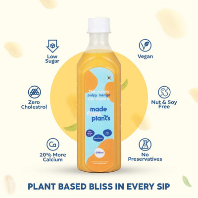 Made From Plants Mango Oat Shake 500mL (Fresh- 4 day shelf life)- Bengaluru Only