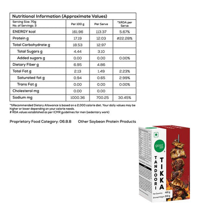 Gooddot Plant-Based Tandoori Tikka 410gm