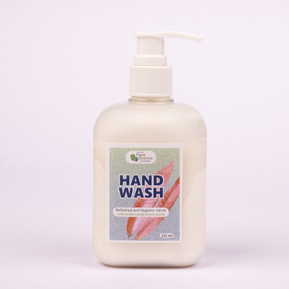 Atrimed Plant Science Hand Wash | Tender Mango Leaves Aroma | Leaves your Hands Feeling Soft & Supple | Contains Aloe Vera, Neem & Turmeric | Removes Dirt, Grime & Bacteria | 225ml