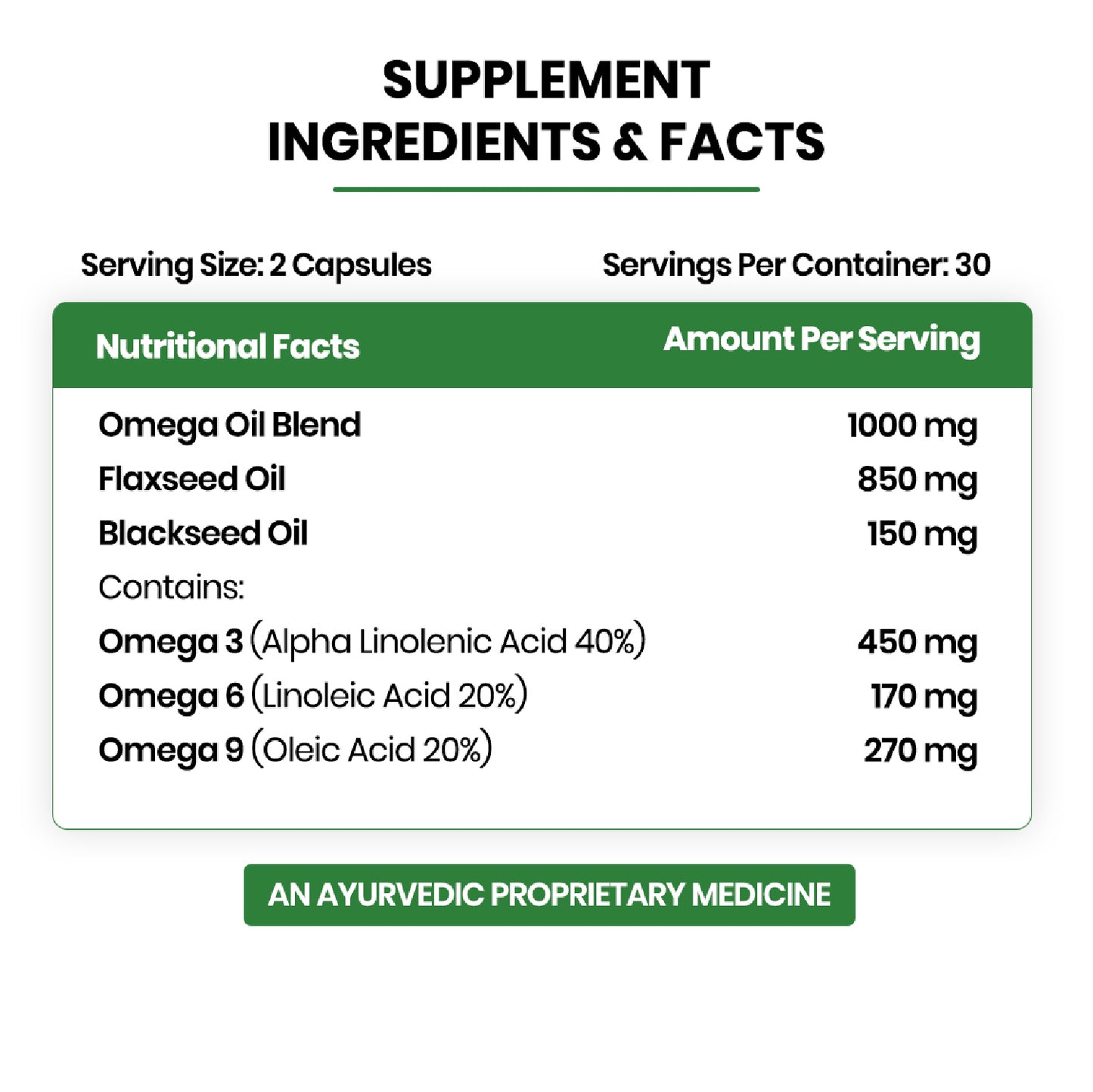 Vlado's Himalayan Organics Omega 3-6-9 Plant-Based Supplement with Flaxseed Oil – 60 Veg Capsules