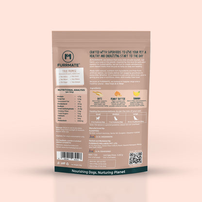FURRMATE Veg Treats for Dogs (2x100g) | Gluten-Free | Made with Oats