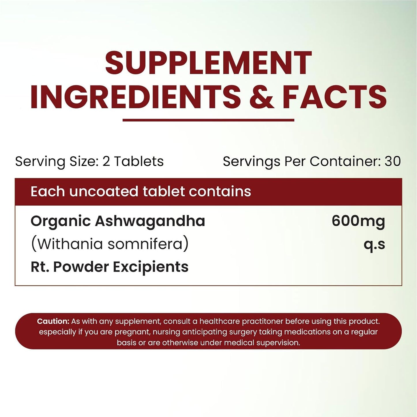 Vlado’s Himalayan Organics Organic Ashwagandha Tablets | 1200 mg High-Potency Root Extract | Pure Ayurvedic Formula | 60 Tablets