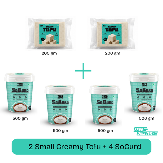 Tofu Guys Tofu (200gm) x 2 + SoCurd (500 gm) x 4