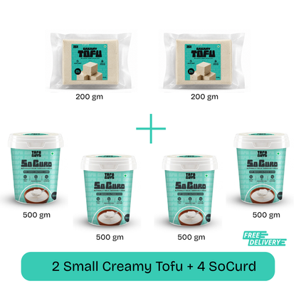 Tofu Guys Tofu (200gm) x 2 + SoCurd (500 gm) x 4