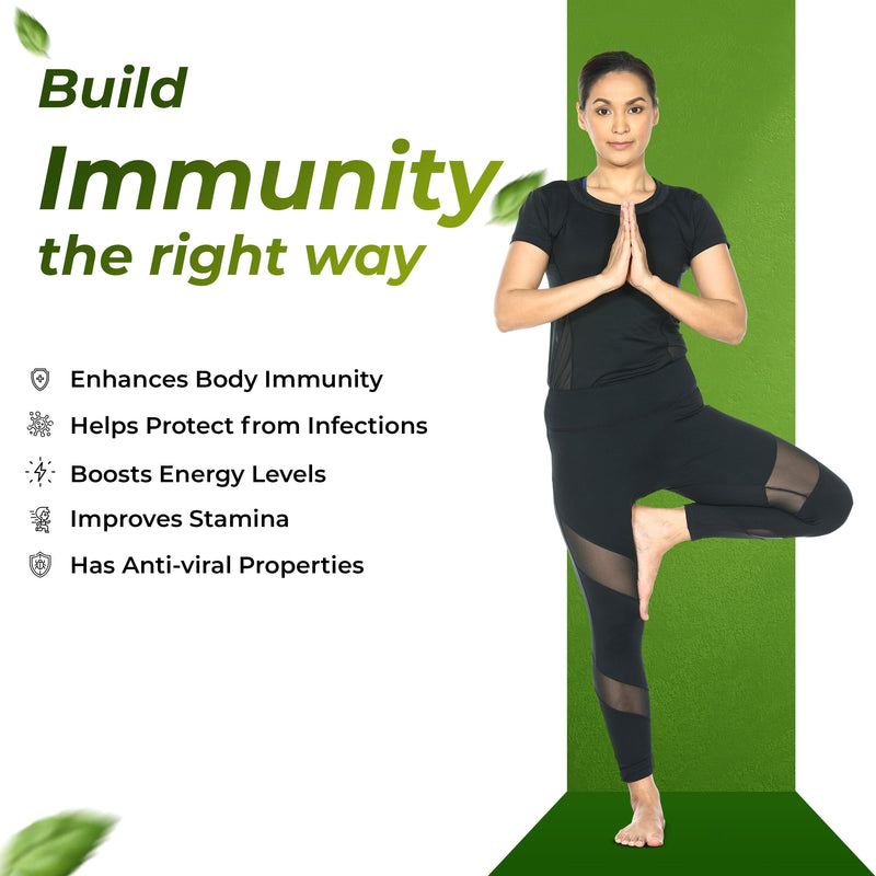 Health Veda Organics Natural Immunity Booster Capsules - 60 Veg Capsules