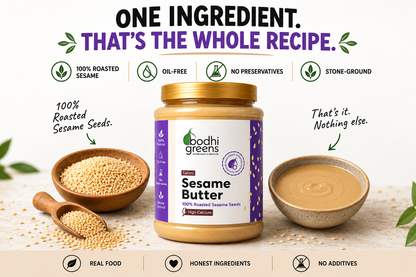 Bodhi Greens Sesame butter | Single Ingredient | 1kg