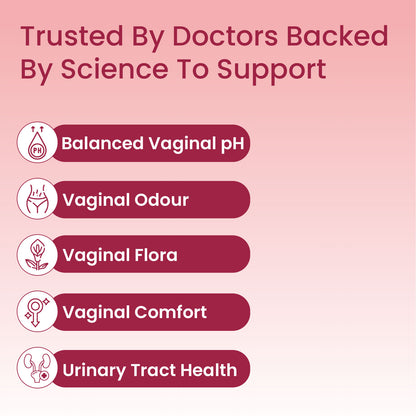 Vlado’s Himalayan Organics Vaginal Probiotics for Women | With Lactobacillus & Prebiotics | Supports Intimate pH Balance | 10 Billion CFU | 60 Veg Capsules