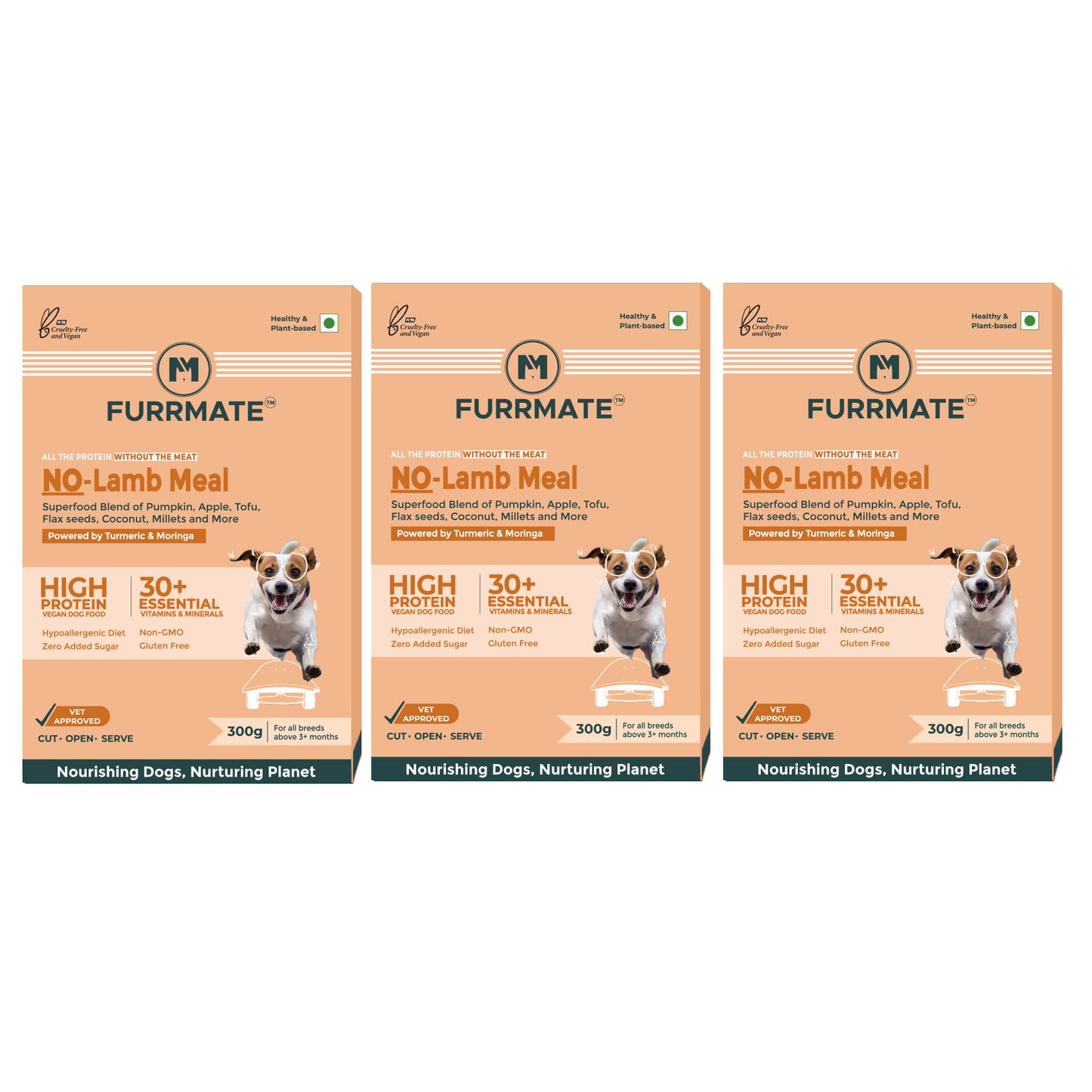 FURRMATE Fresh Wet Dog Food (300g) | Hypoallergenic & Gluten-free | NO-Lamb Meal