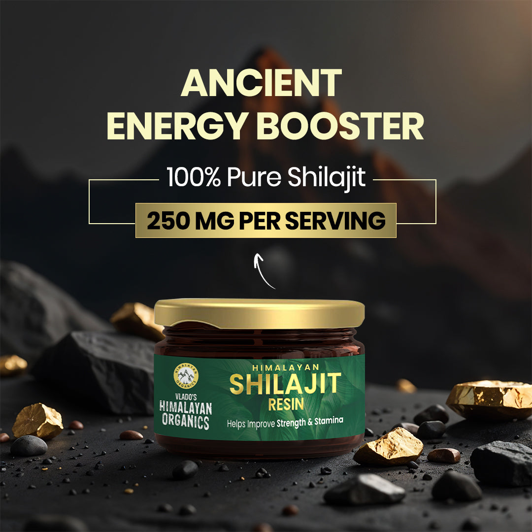 Vlado’s Himalayan Organics Pure Shilajit Resin | 75% Fulvic Acid | 25g