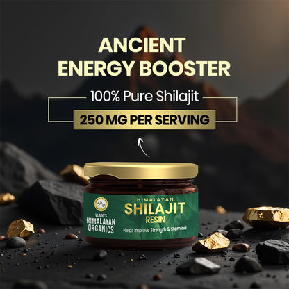 Vlado’s Himalayan Organics Pure Shilajit Resin | 75% Fulvic Acid | 25g