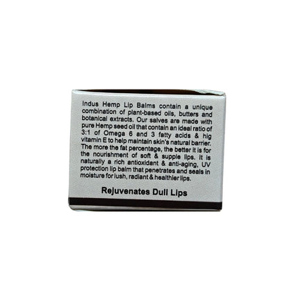 INDUS HEMP LIP BALM | COCOA & COFFEE | SPF 15 | FOR REJUVENATES DULL LIPS