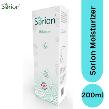 Atrimed Sorion Moisturizer | With precious Narikela & Plant extracts from Nimba, Haridra, Manjistha & Streekutaja | Intensive care of sensitive, irritated, Itchy or flaky skin | 200ml | Pack of 1