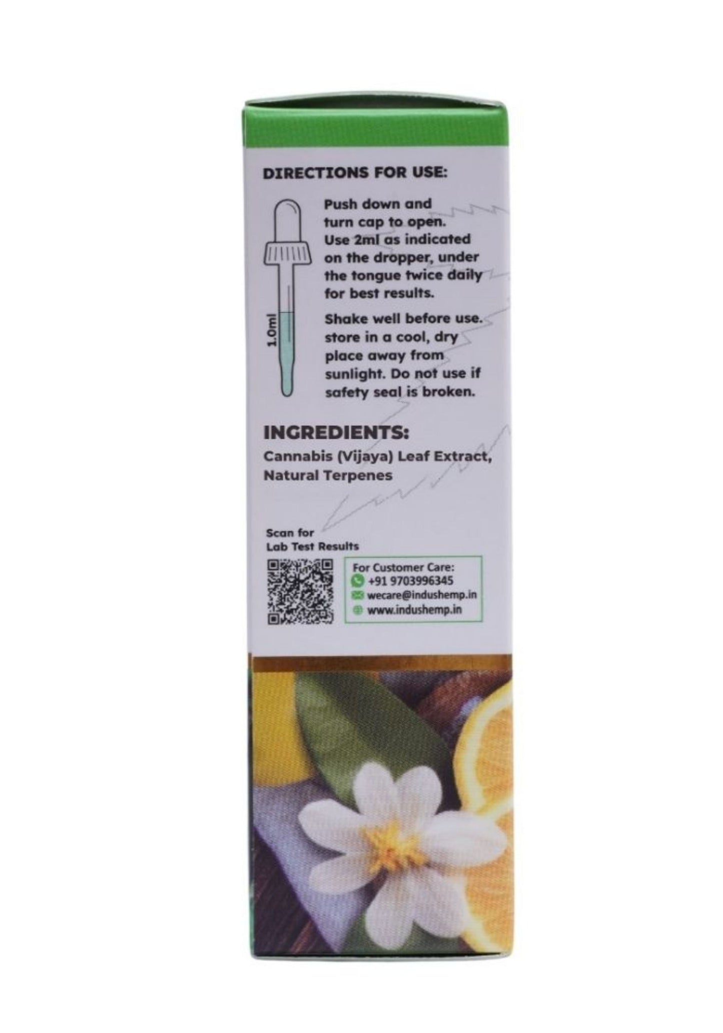 INDUS HEMP CANNA HEALTH CBD REVIVE 2200mg | Combo Pack of 2 | Broad Spectrum Cannabis (Vijaya) Leaf Extract