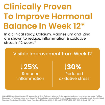 Vlado's Himalayan Organics Calcium Magnesium Zinc Vitamin D3 & B12- 60 Vegetarian Tablets
