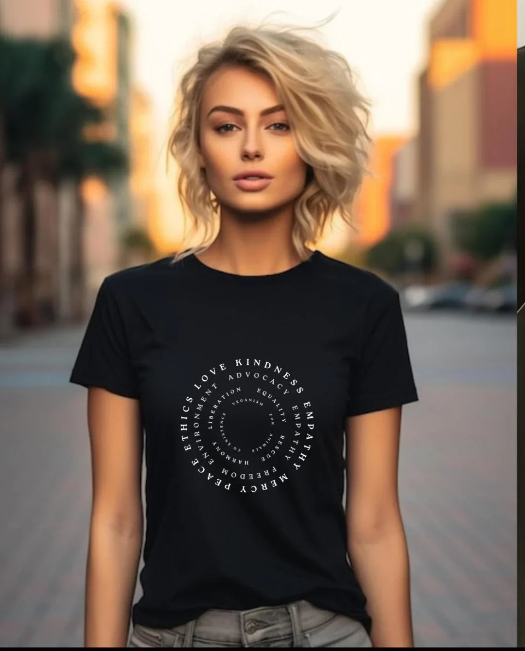 T-Shirt | Veganism hologram