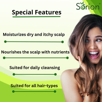Atrimed Sorion Shampoo | For beautiful, clean and healthy hair | Made with real essential oils | 200 ml