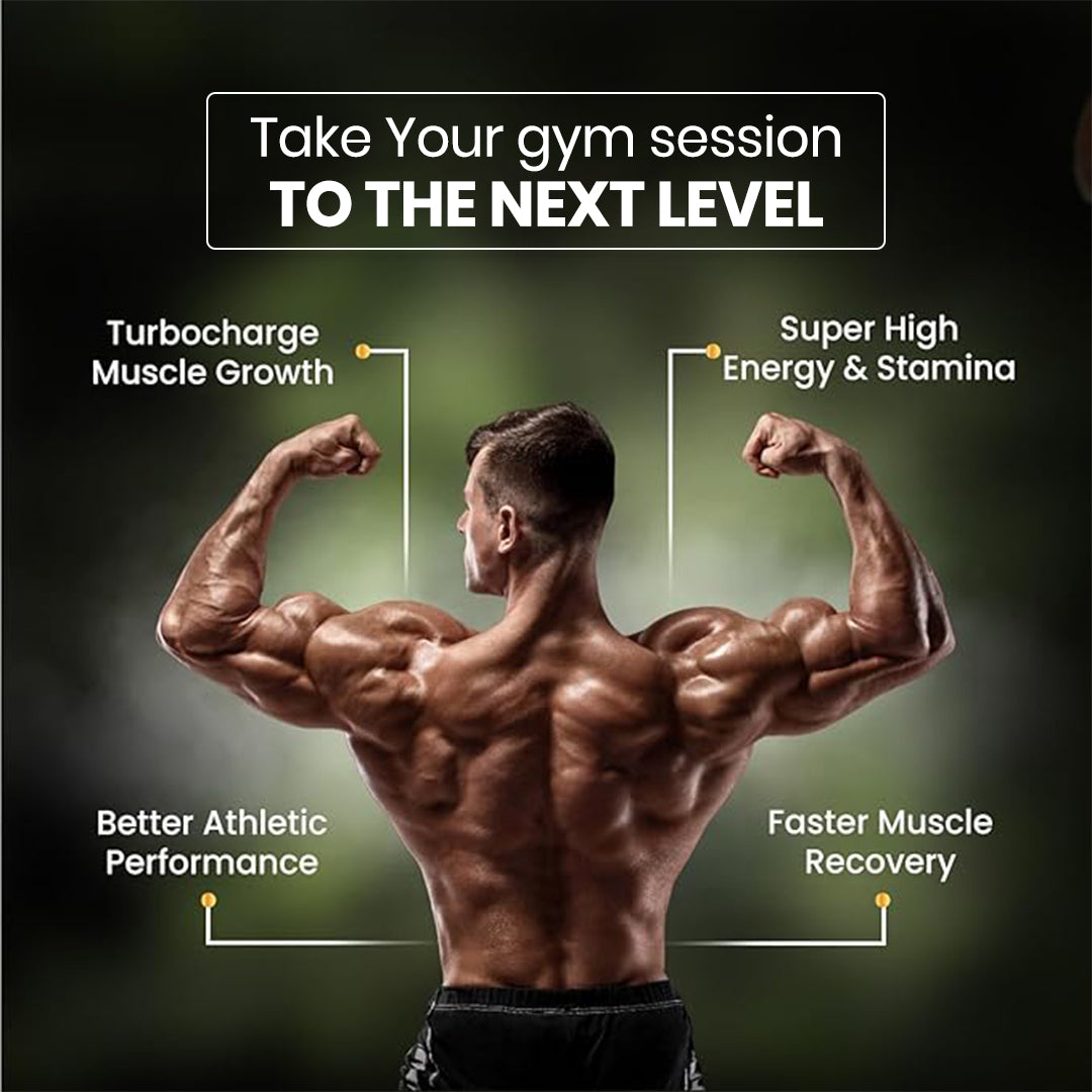 Vlado's Himalayan Organics Testosterone Support Supplement with Vitamin D3, Magnesium, Zinc, Tribulus, Ashwagandha & Safed Musli | Plant-Based Formula | 60 Veg Tablets