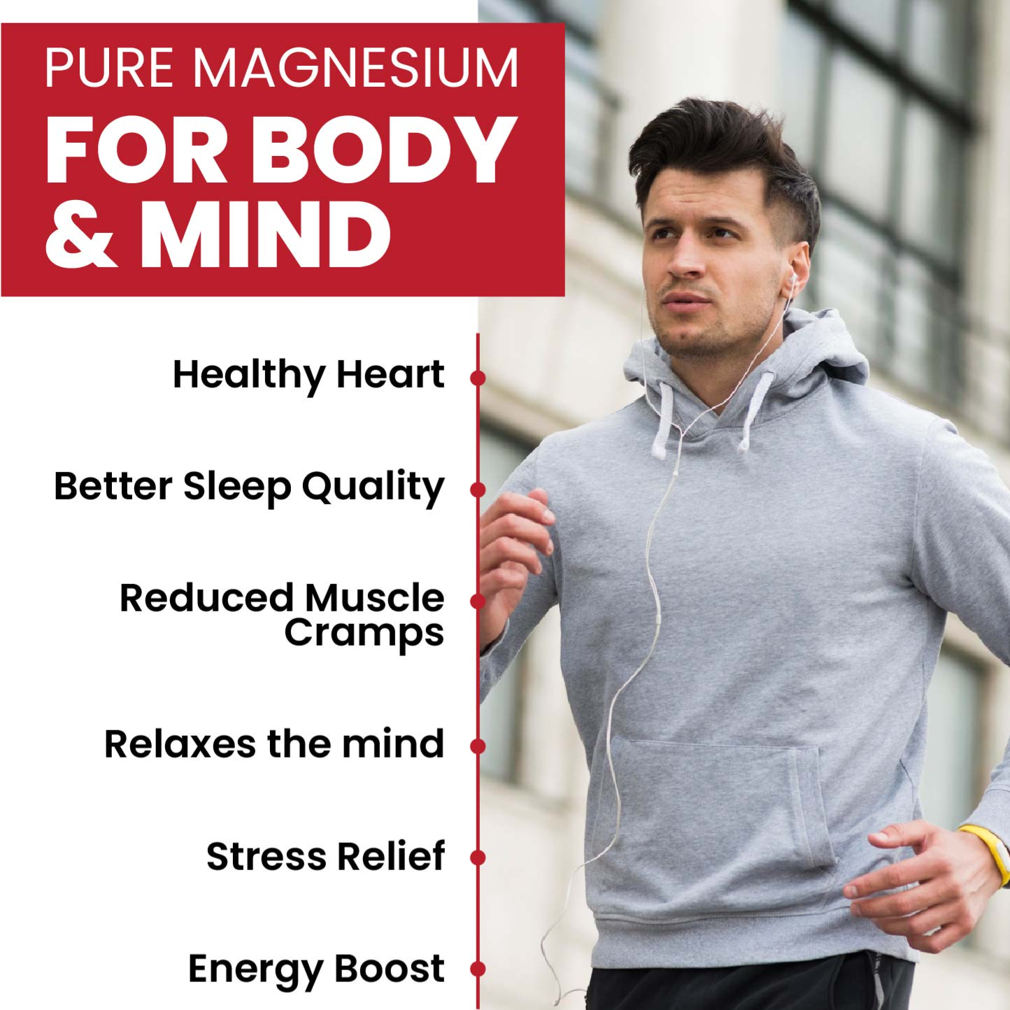 Vlado's Himalayan Organics Plant-Based Magnesium Supplement 1360mg with Turmeric, Spirulina, Wheatgrass, Moringa & Natural Extracts | 60 Veg Tablets