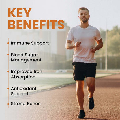 Vlado's Himalayan Organics Zinc Citrate | Support Healthy Immune Function | Improve Iron Absorption | Antioxidant Support - 120 Veg Capsules